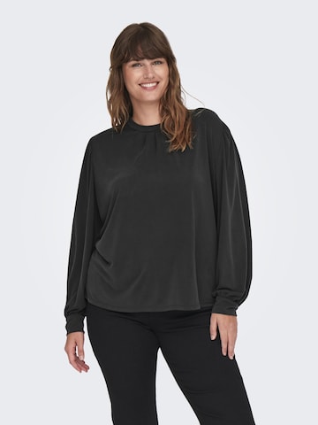 Camicia da donna 'CARFREE' di ONLY Carmakoma in nero: frontale