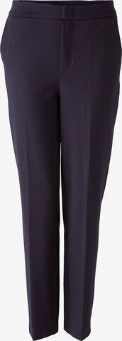 OUI Slim fit Pleated Pants 'FEYLIA' in Blue: front