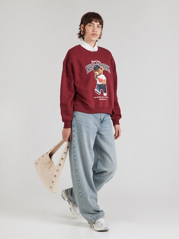 ONLY Sweatshirt 'ONLLINDA' in Red