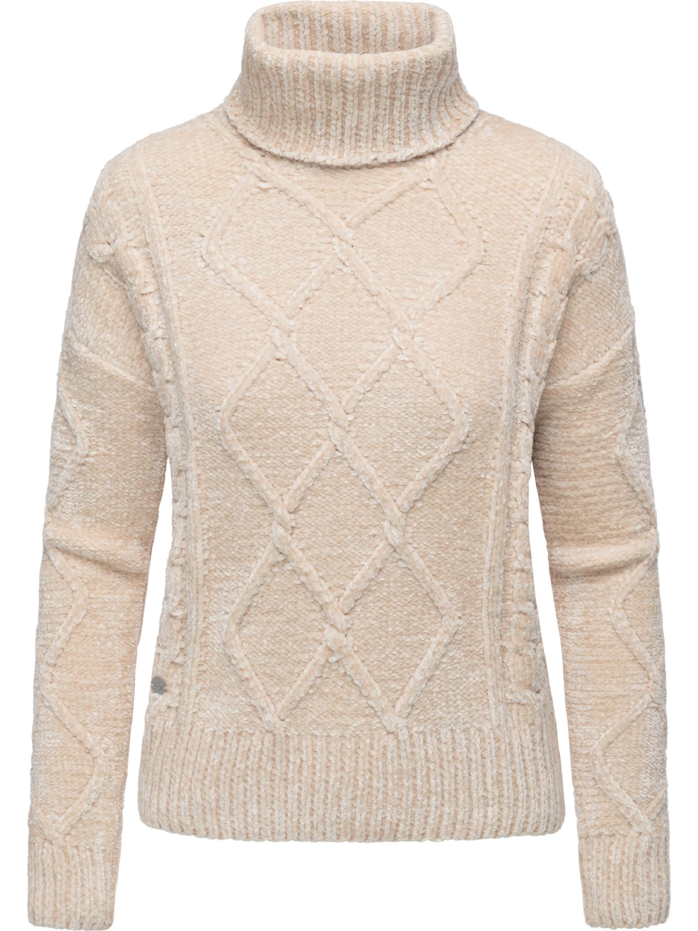 Ragwear Trui 'Janna' in de kleur Ecru, Productweergave