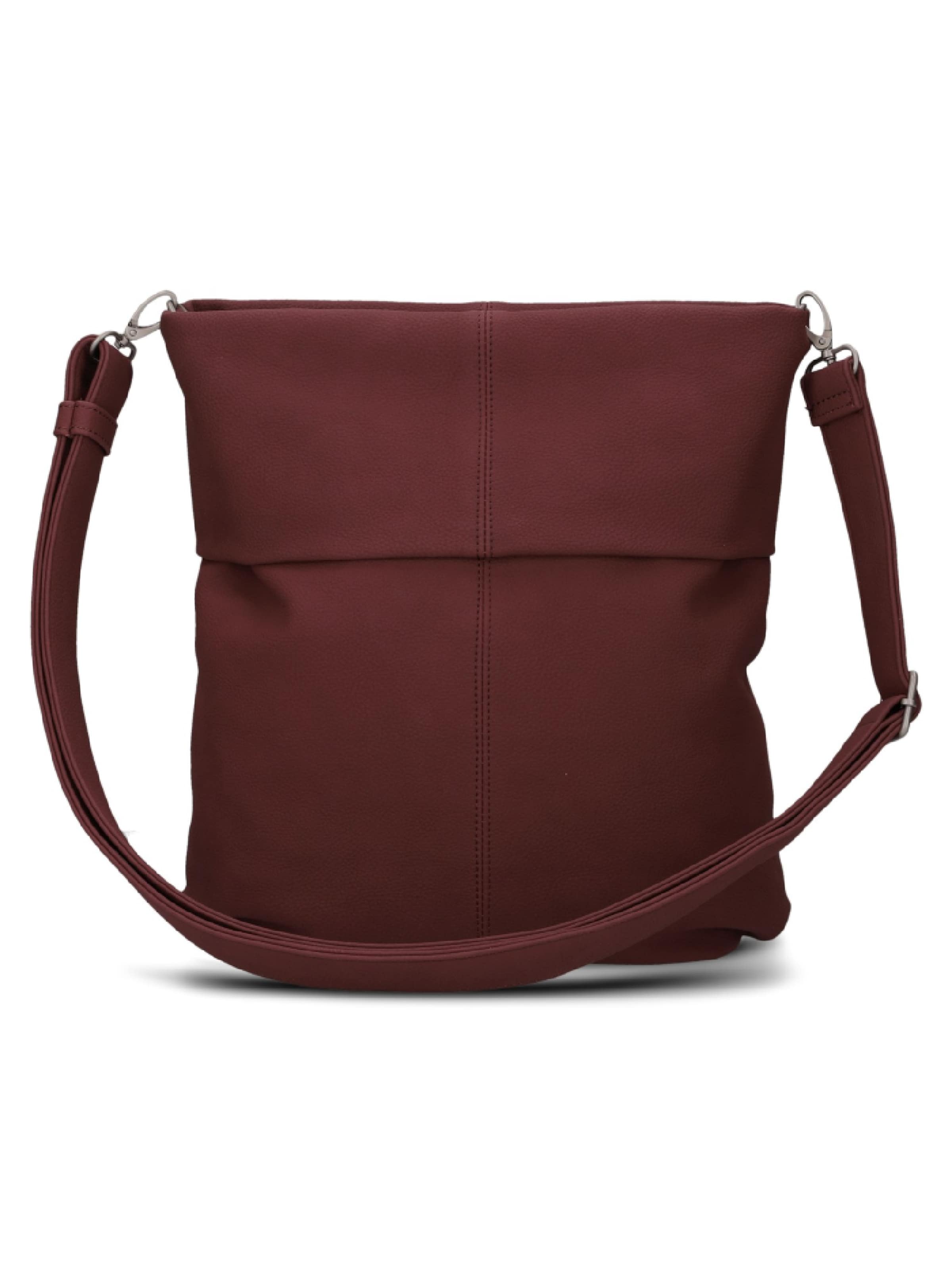 ZWEI - Bolso de hombro 'Mademoiselle' en rojo