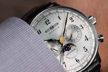 Zeppelin Analog watch 'LZ129 Hindenburg' in Black