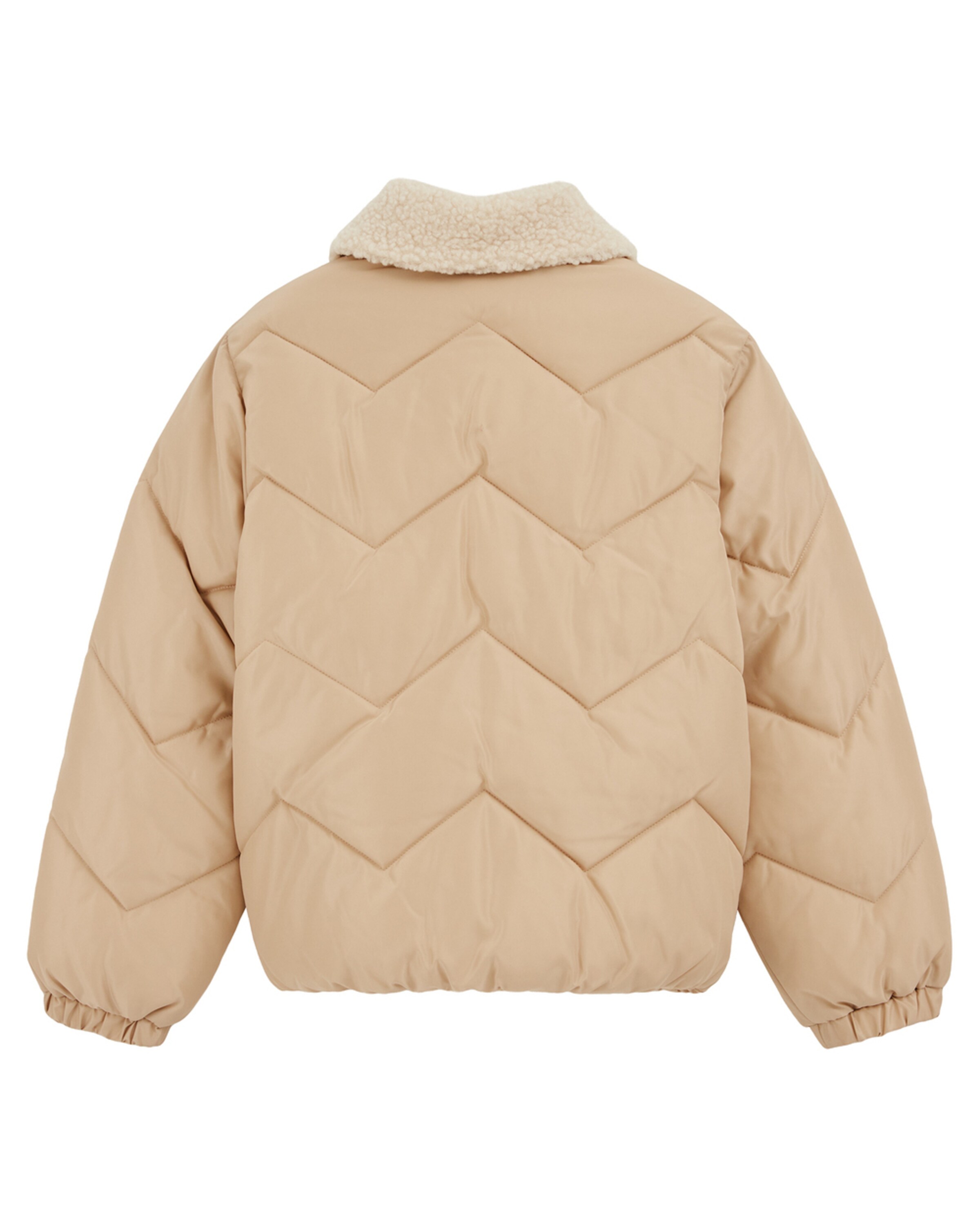 WE Fashion Демисезонная куртка в Бежевый