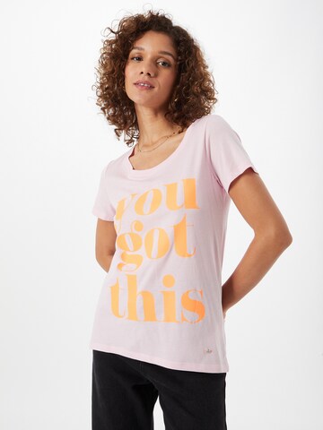 T-shirt Key Largo en rose : devant