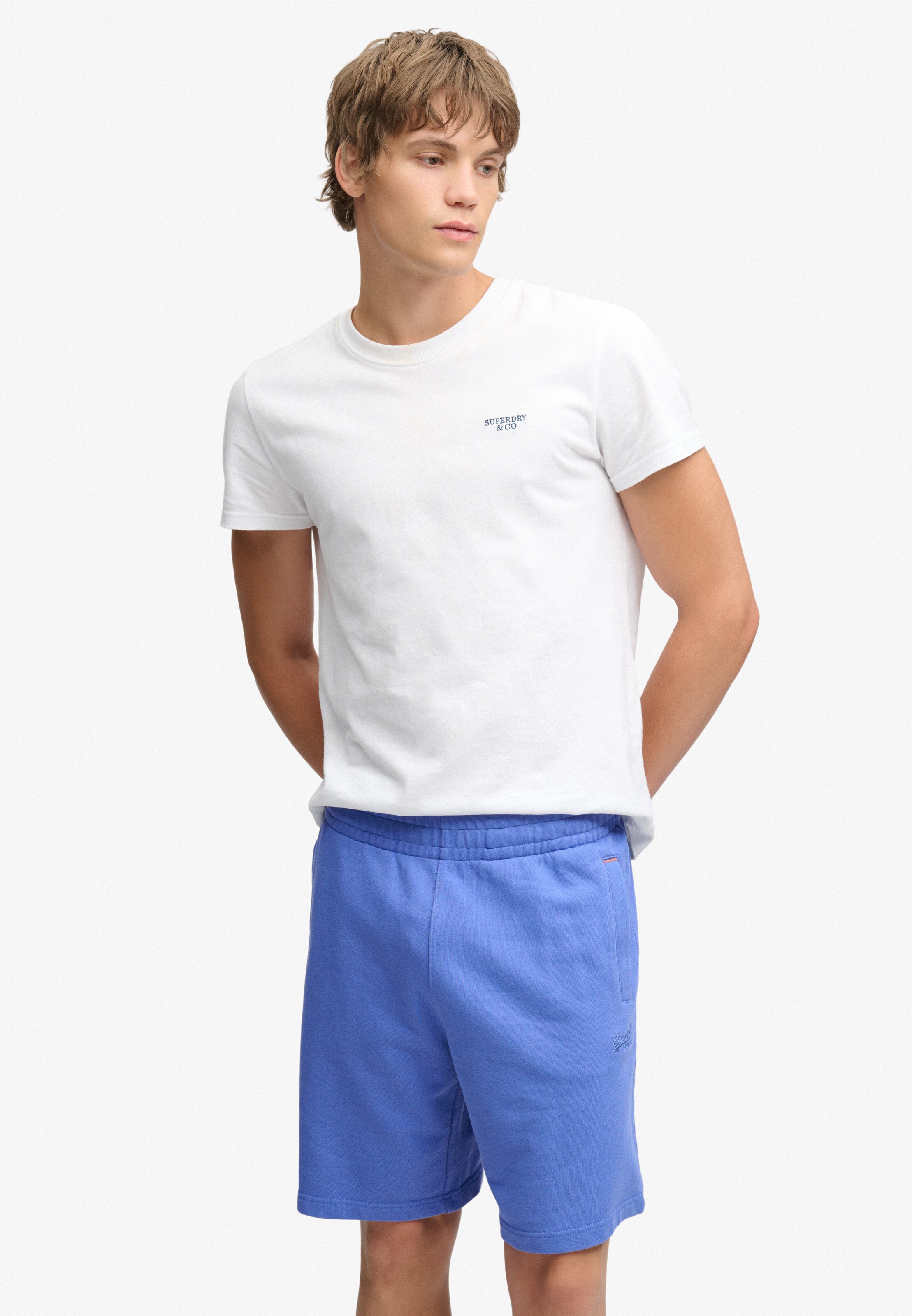 Superdry & Co Regular Broek 'Essential' in Blauw