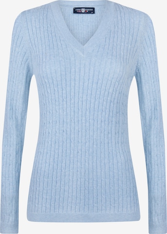 Pull-over Jimmy Sanders en bleu : devant