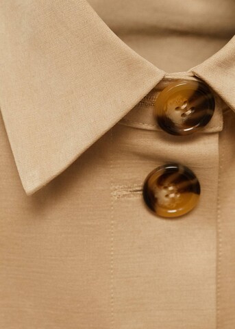 MANGO Between-Seasons Coat 'Gabi-h' in Brown