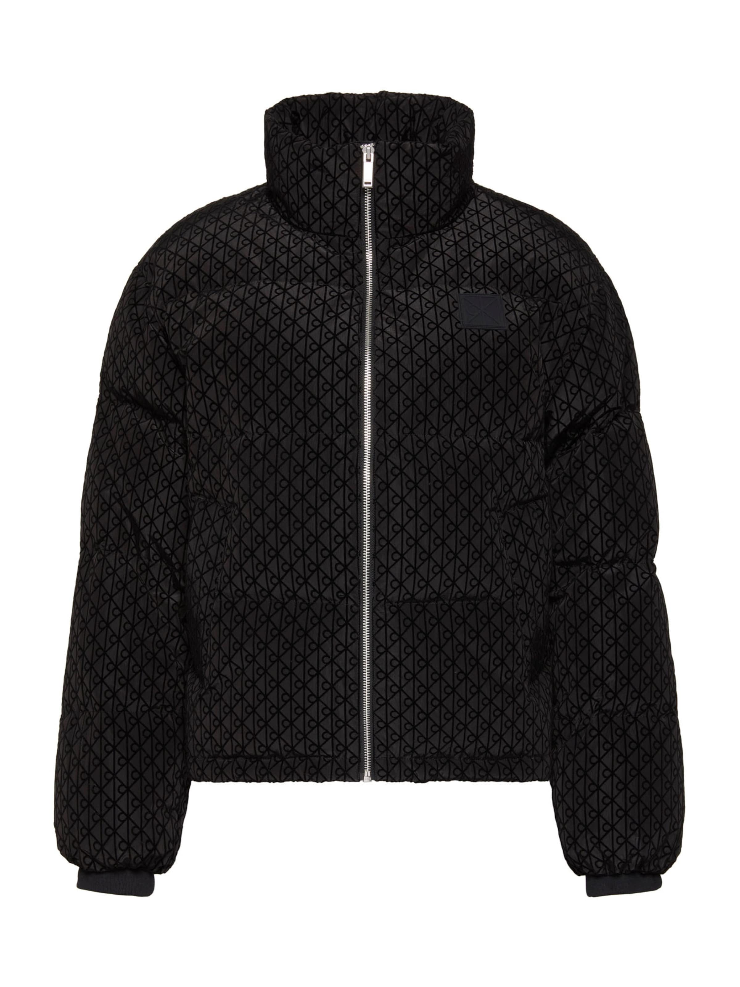 juoda Calvin Klein Žieminė striukė: priekis