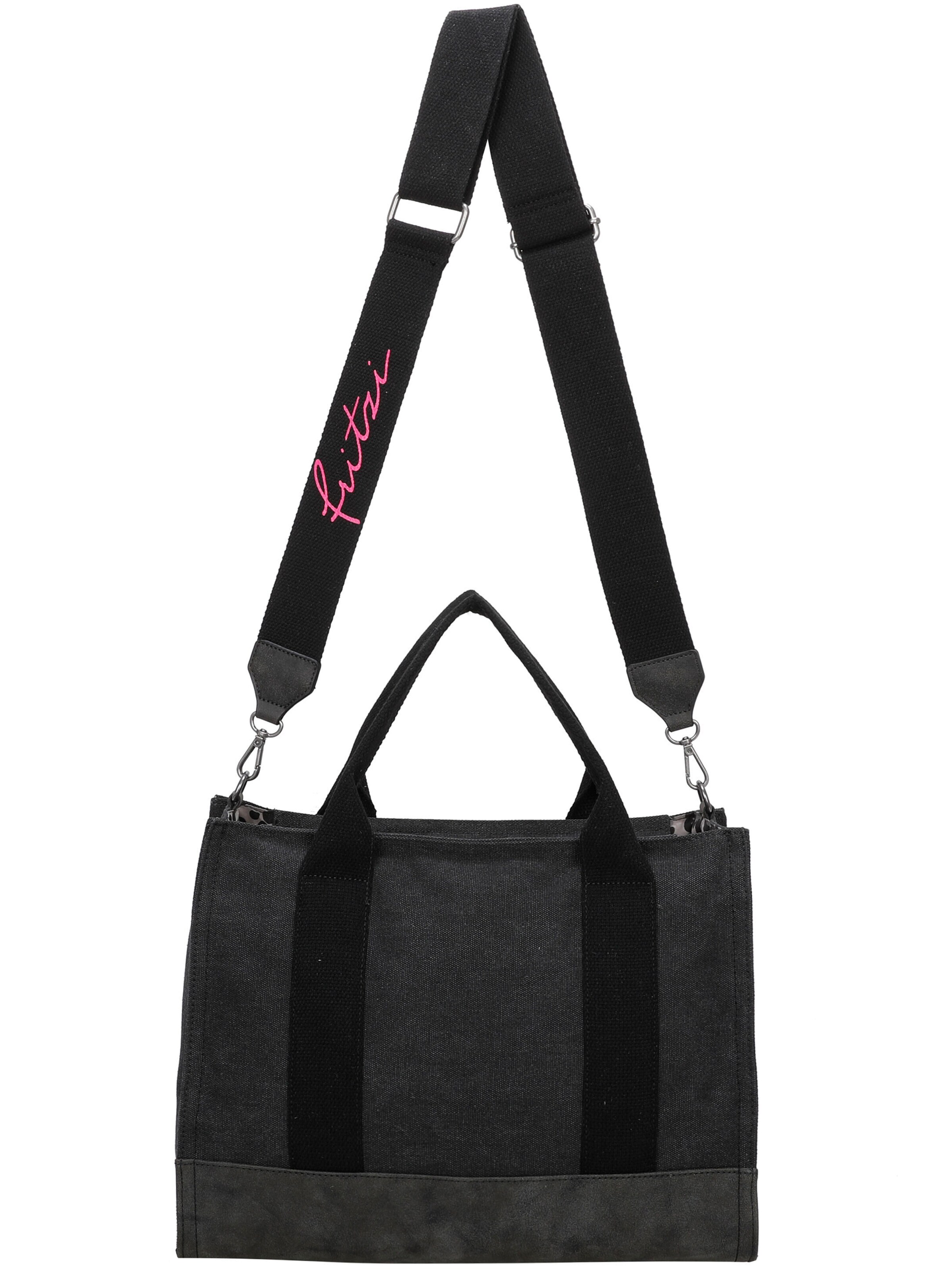 Fritzi aus Preußen Canvas Tote Bag in Schwarz