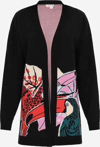 Cardigan IZIA en noir : devant