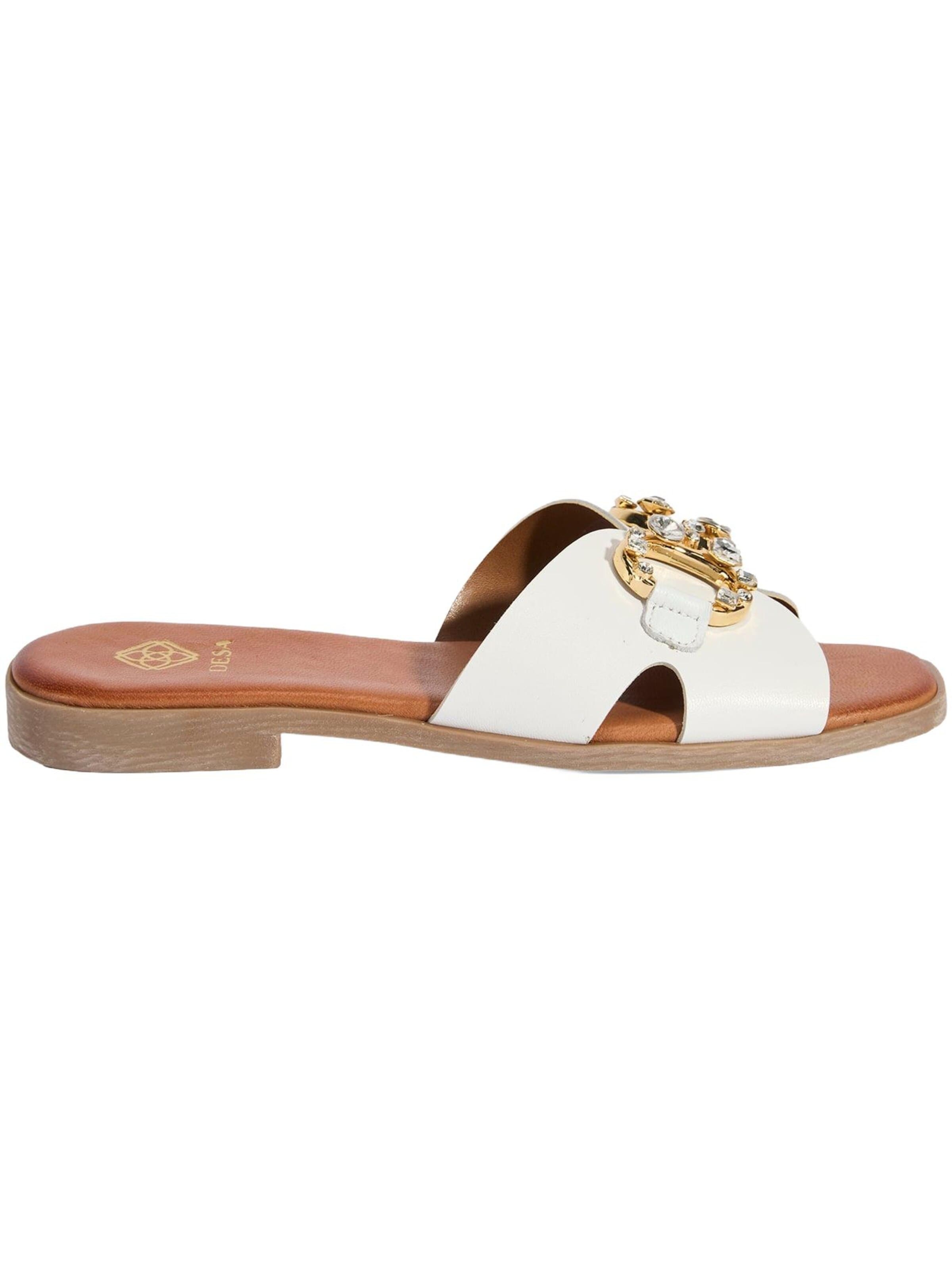 Desa Mule 'Hausschuhe' in White: front