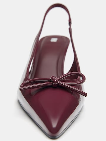 Escarpins à bride arrière Pull&Bear en marron