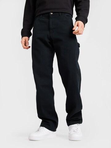 Regular Pantaloni 'Teddie' de la JACK & JONES pe negru: față