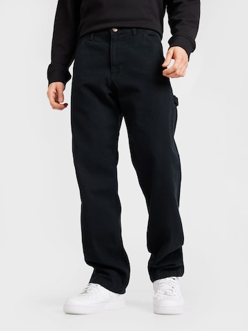 JACK & JONES Regular Trousers 'Teddie' in Black: front