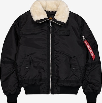 ALPHA INDUSTRIES Zimska jakna 'B15-3 TT' | črna barva: sprednja stran