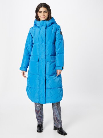 River Island Winter Jacket in Blue: front