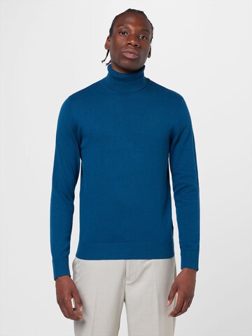 JACK & JONES Sweater 'JJEmil' in Blue: front