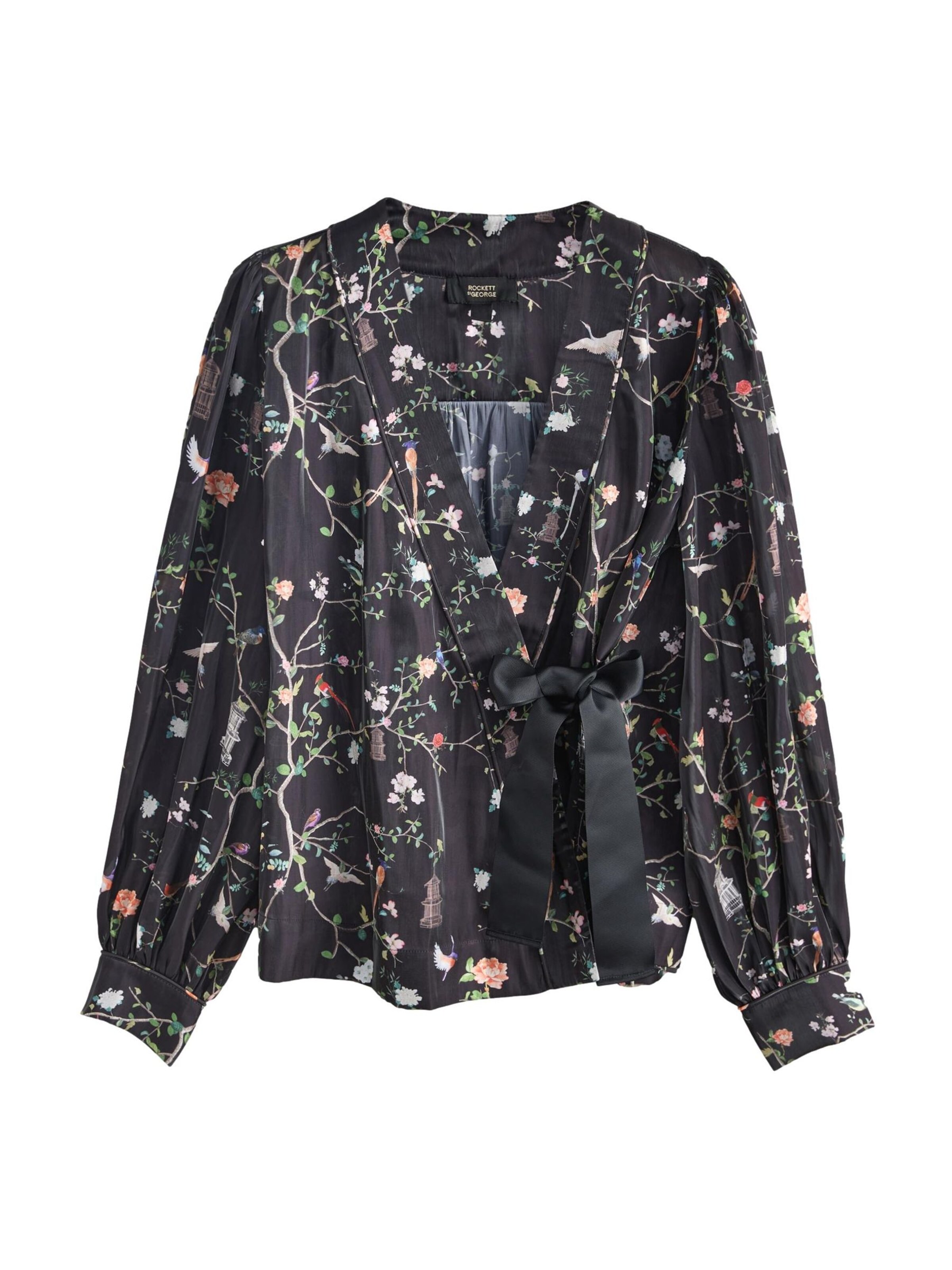 Rockett St George Bluse i sort: forside