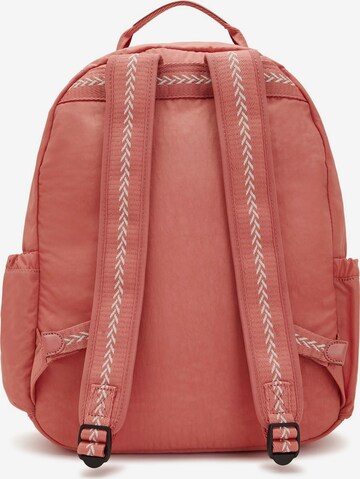 KIPLING - Mochila 'Seoul' em vermelho