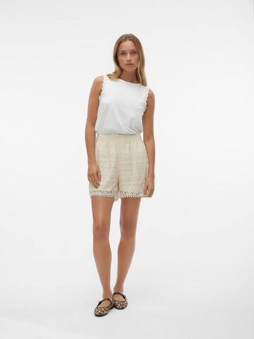 VERO MODA Loosefit Bukser 'MAYA' i beige