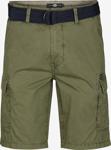 Petrol Industries - Regular Calças cargo em verde: frente