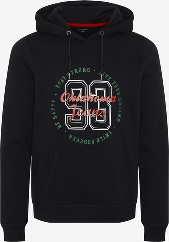 Oklahoma Jeans Sweatshirt in Black: front