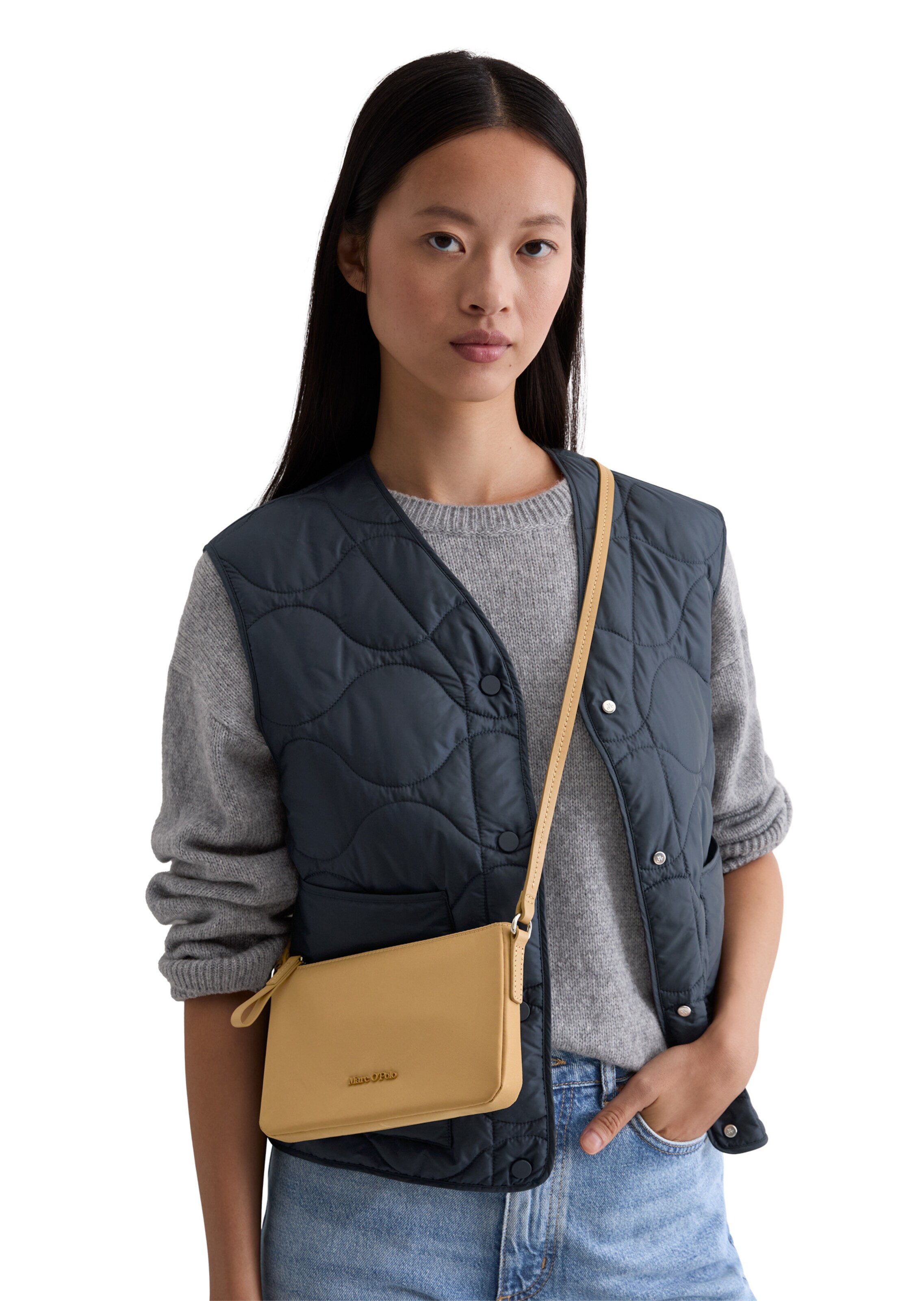 Marc O'Polo Schoudertas in Beige