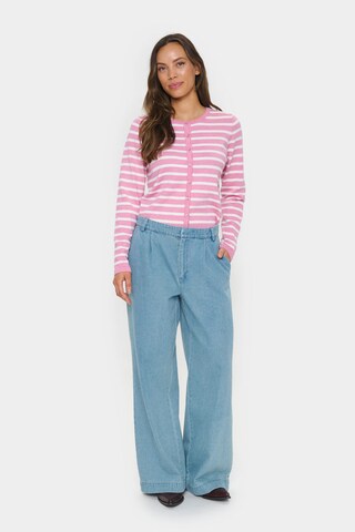 SAINT TROPEZ Strickjacke in Pink