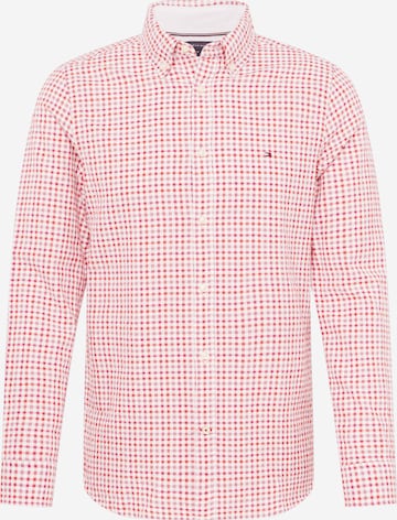 TOMMY HILFIGER Slim fit Button Up Shirt in Pink: front