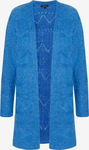 MORE & MORE Knit Cardigan in Blue: front