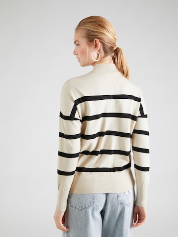 VILA Sweter 'LINA' w kolorze beżowy