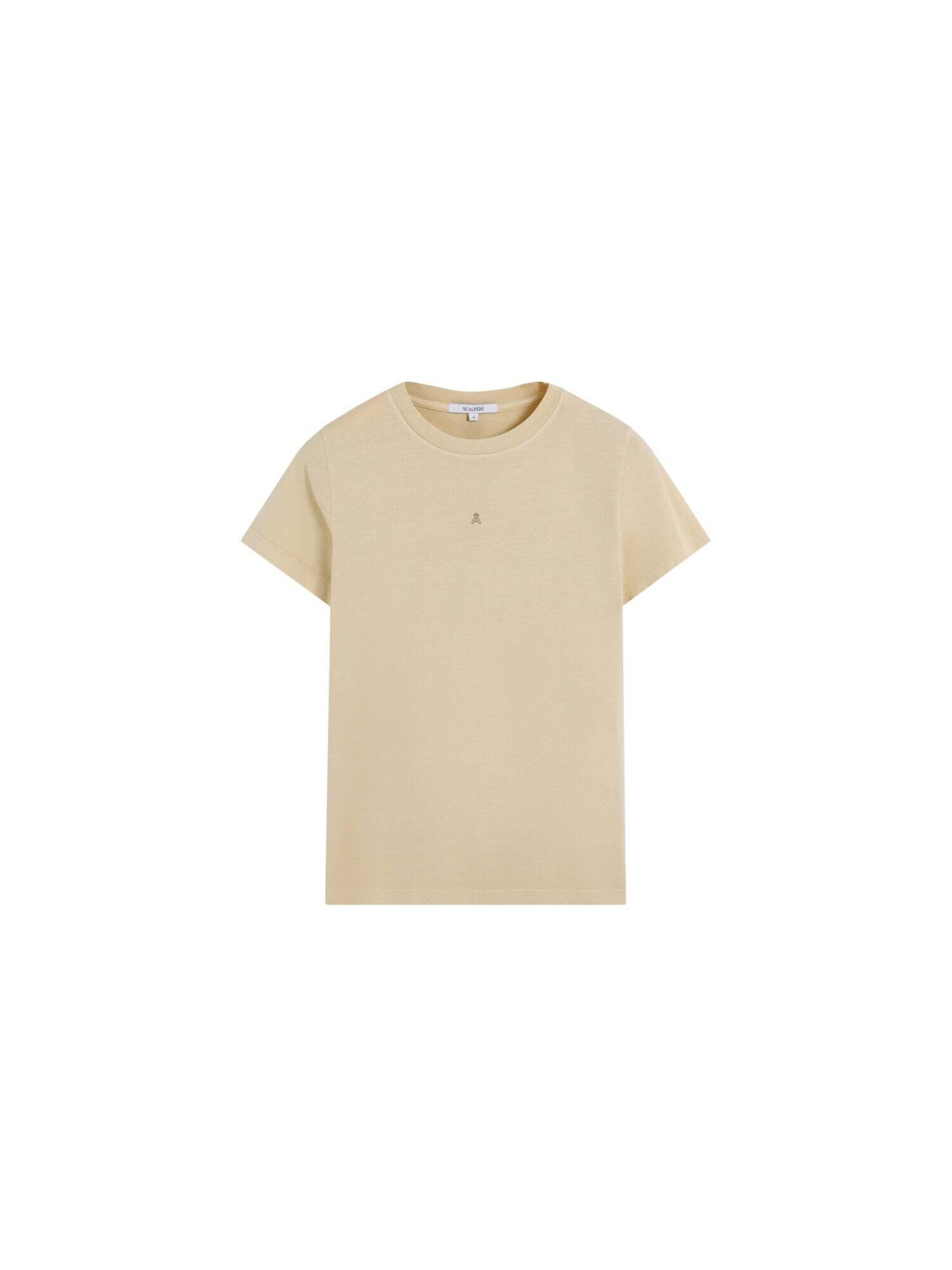 Scalpers T-Shirt in Beige: Vorderseite