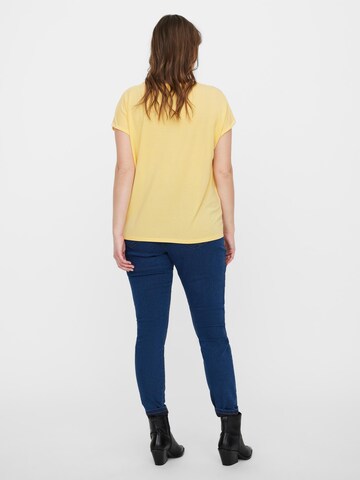 Vero Moda Curve Tričko 'VMAva' – žlutá