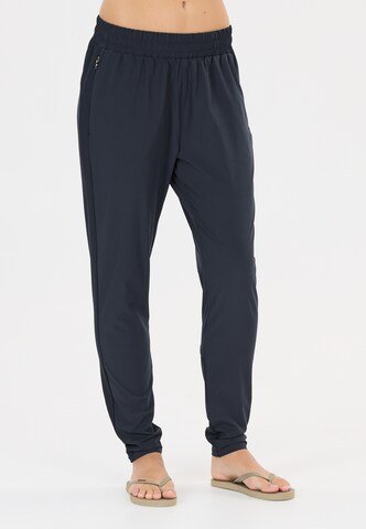 Athlecia Regular Workout Pants 'Timmie' in Blue: front