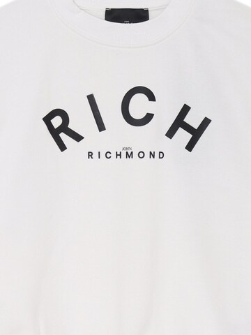 John Richmond Sweatshirt 'MAGAL' in Weiß