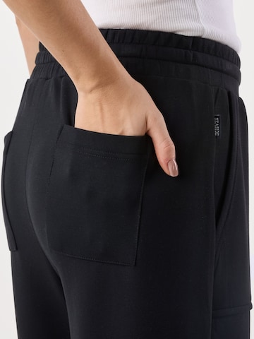 Loosefit Pantalon Seaside en noir