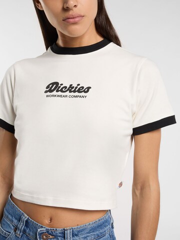 DICKIES Футболка 'LEWISTOWN' в Белый