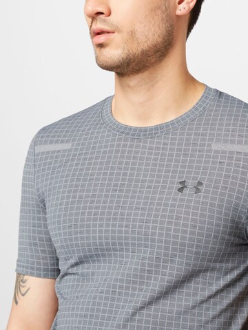 pilka UNDER ARMOUR Sportiniai marškinėliai 'Grid'