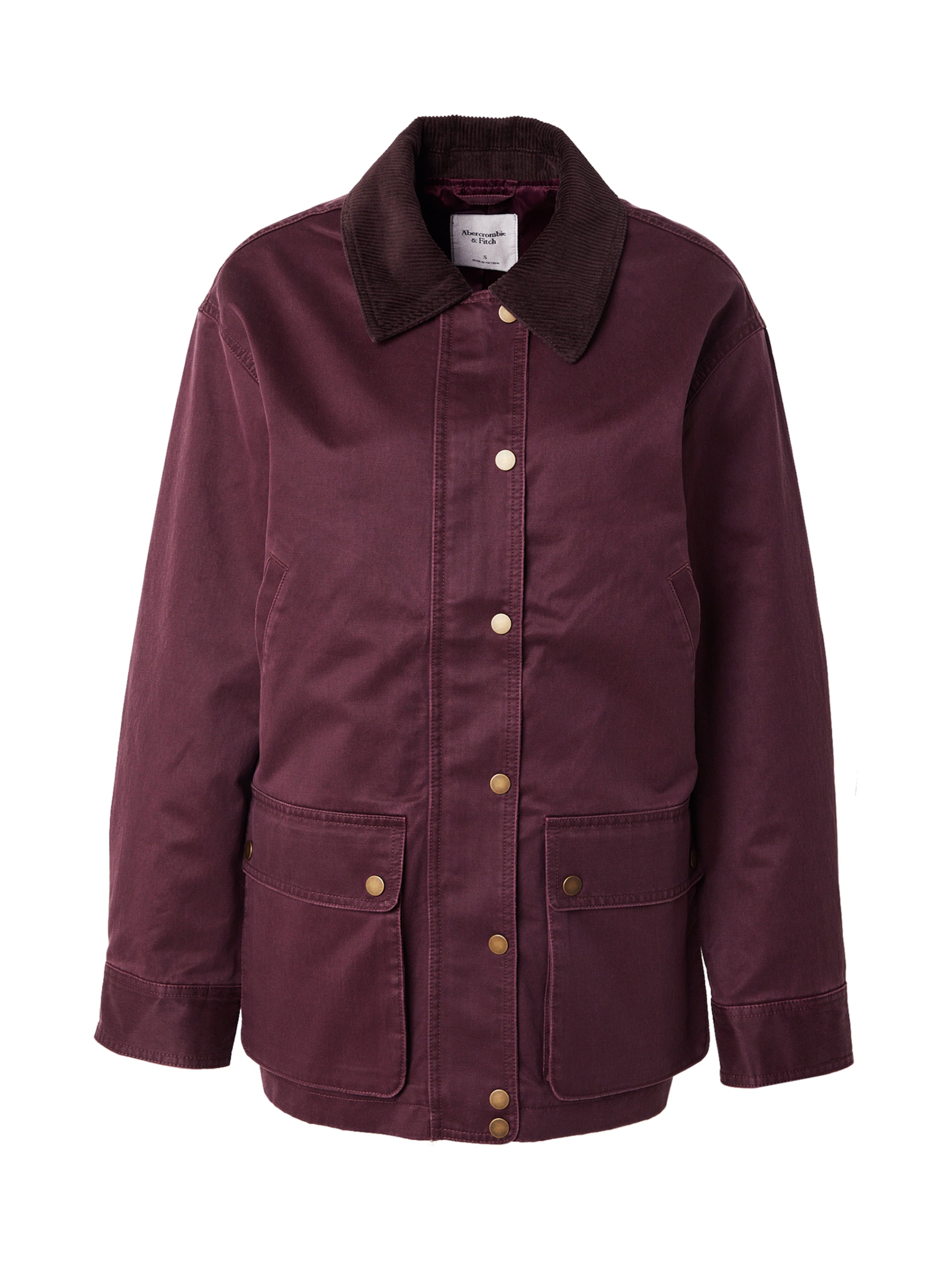 Abercrombie & Fitch - Casaco meia-estação em vermelho: frente