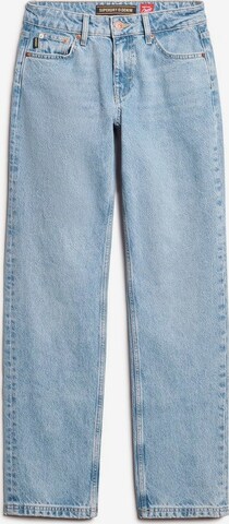 Superdry Regular Jeans in Blauw: voorkant