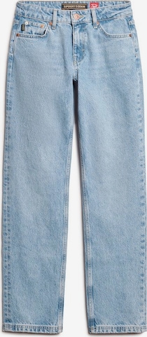 Superdry Regular Jeans in Blauw: voorkant