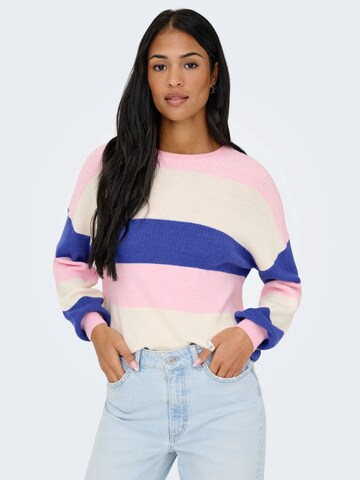 ONLY Sweter 'ONLATIA' w kolorze różowy