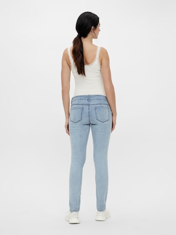 MAMALICIOUS Slim fit Jeans 'Omaha' in Blue