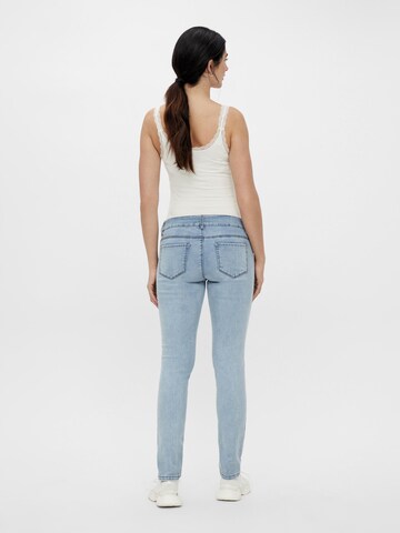 MAMALICIOUS Slimfit Jeans 'Omaha' in Blau