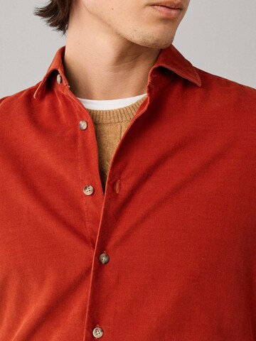 Hackett London Regular fit Overhemd in Oranje