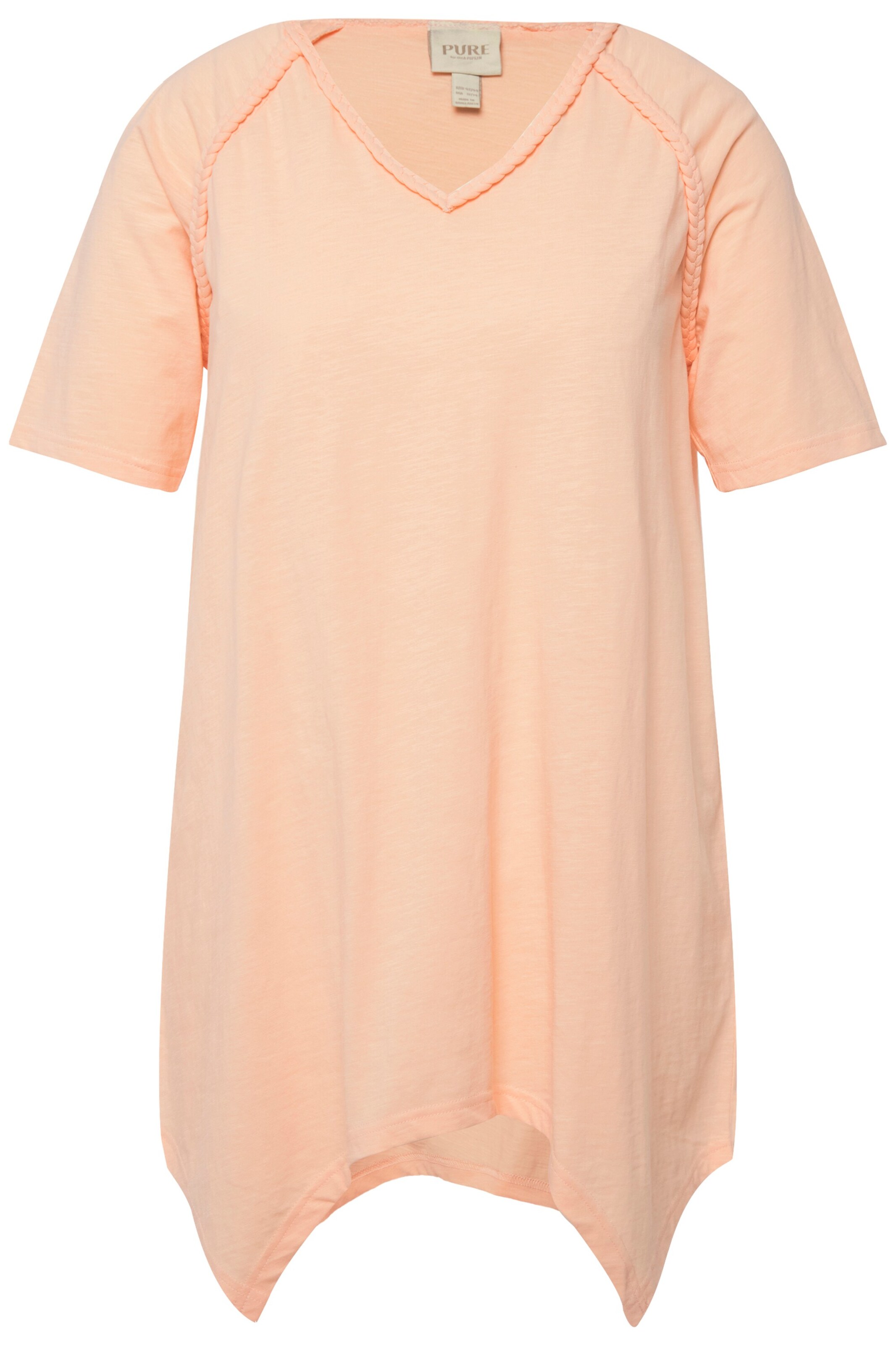 T-shirt Ulla Popken en orange : devant