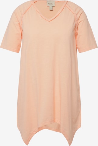 T-shirt Ulla Popken en orange : devant