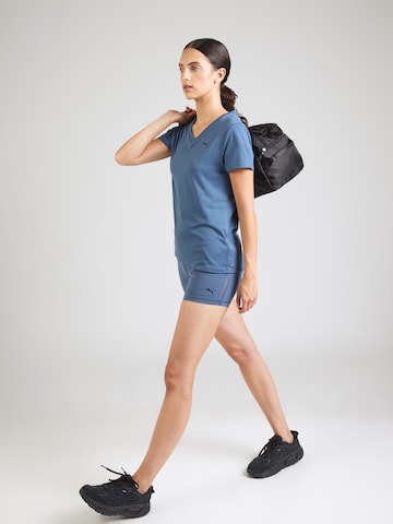 Skinny Pantalon de sport 'Shape' PUMA en bleu