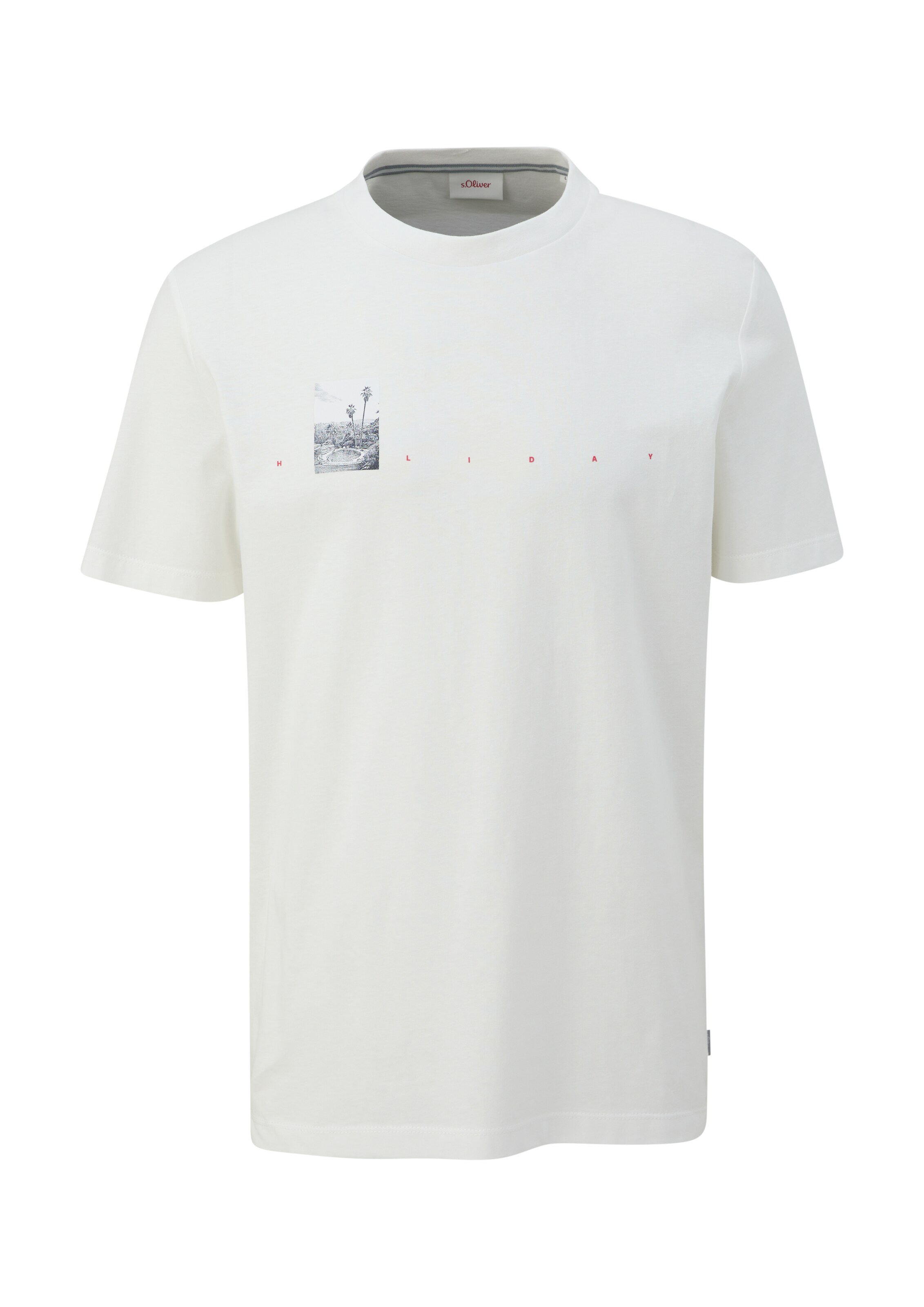 T-Shirt s.Oliver en blanc : devant