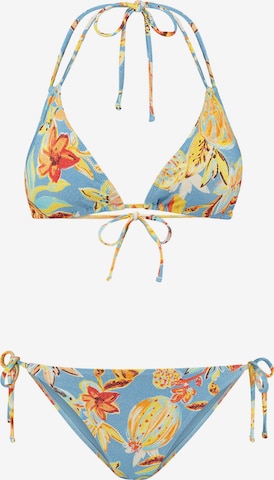 Triangle Bikini 'Liz' Shiwi en bleu : devant